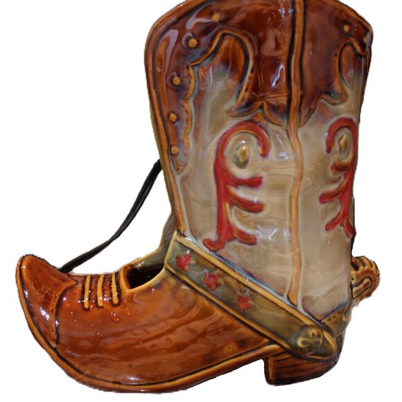 Natures Garden Tabletop Relaxation Fountain Tranquility Cowboy Boot Western - Picture 4 of 12